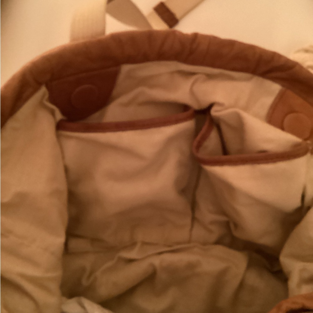 BY MALENE BIRGER Tan and Cream Canvas Bag - Picture 7 of 10